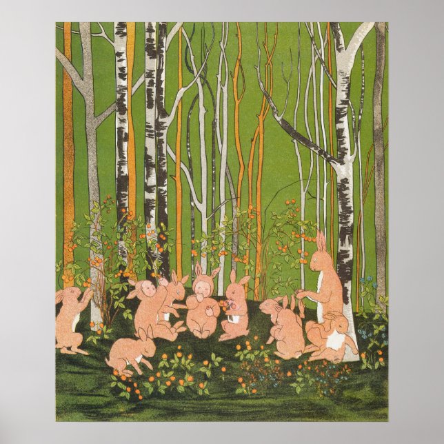 Vintage Illustration Sibylle Von Olfers Poster (Front)