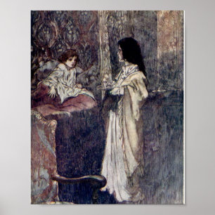 Vintage Illustration The Secret Garden  Poster