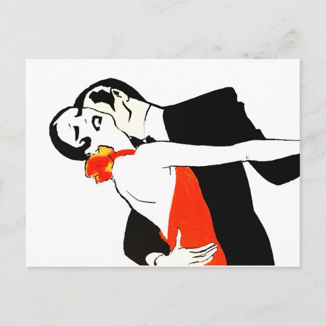 Vintage Illustrations Postcard (Front)