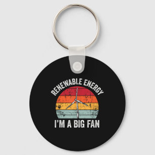 Vintage Im A Big Fan Funny Renewable Energy Gift M Key Ring