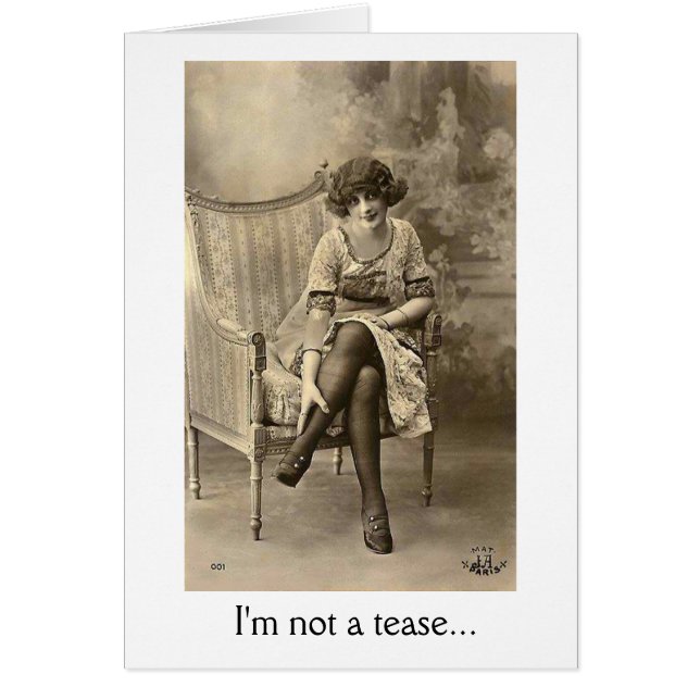 Vintage - I'm Not a Tease, (Front)