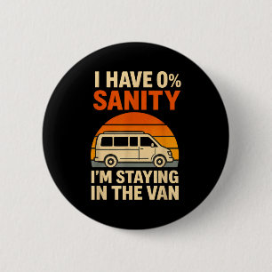 Vintage Im Staying In Tha Van Funny Phasmophobia M 6 Cm Round Badge