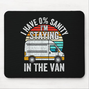 Vintage I'm Staying In Tha Van Phasmophobia Gamer  Mouse Mat