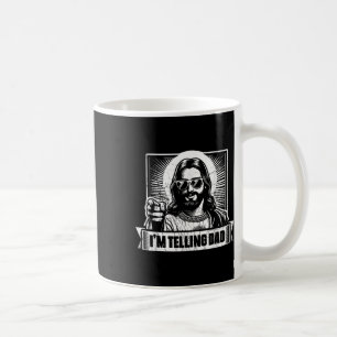Vintage Im Telling Dad Jesus Religious Christian H Coffee Mug