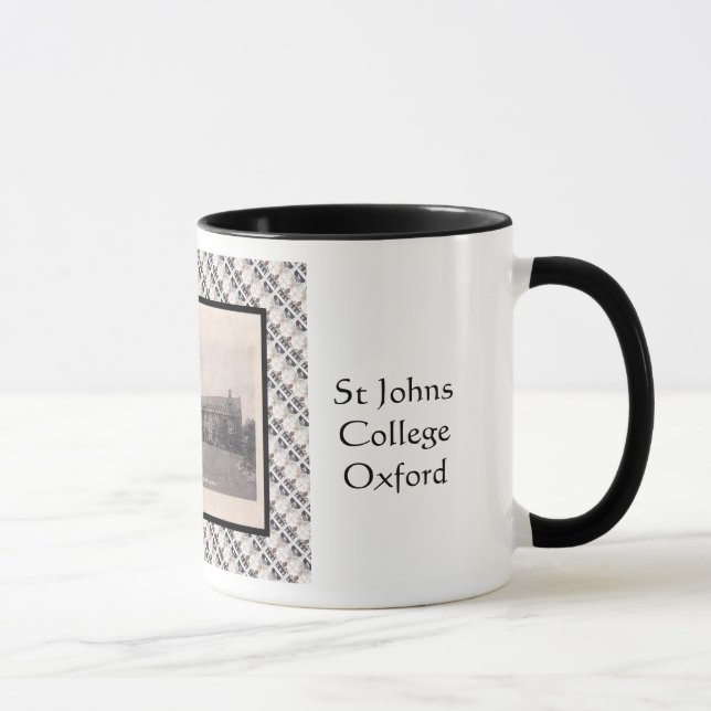 Vintage image, St Johns College, Oxford Mug (Right)