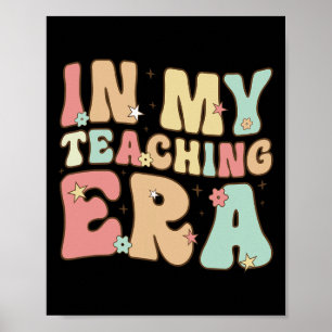 Vintage In My Teaching Era Cool Teacher Appreciati Poster