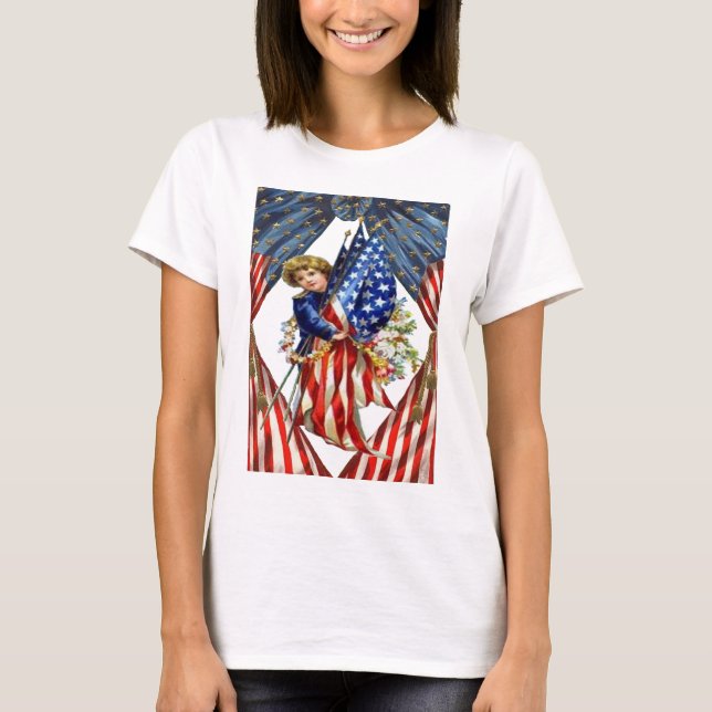 Vintage Independence and Freedom T-Shirt (Front)