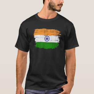 Vintage India Flag For Indian T-Shirt