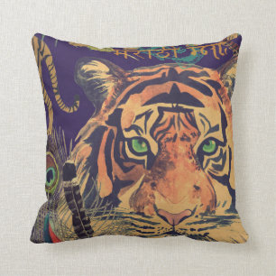 Vintage India Travel Cushion
