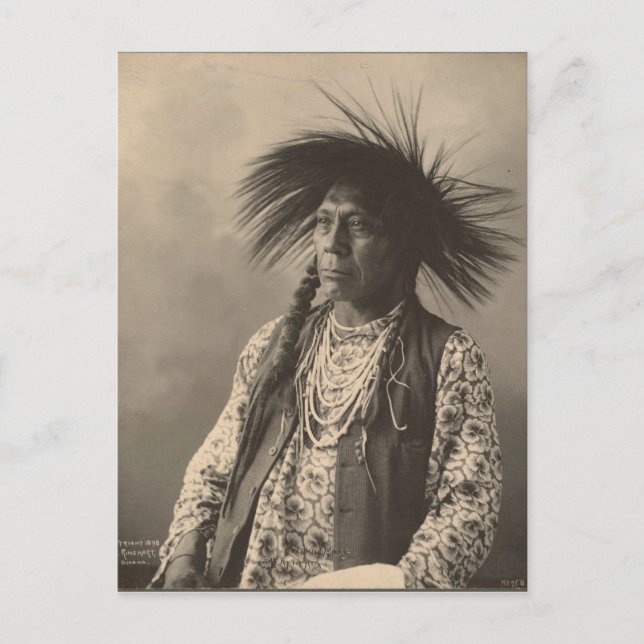 Vintage indian : Antoine Moise, Flathead - Postcard (Front)
