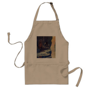 Vintage Indian Canoe Paddling Sun Classic Standard Apron