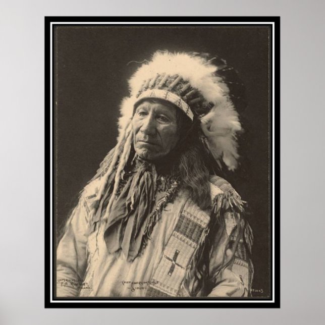 Vintage indian : Chief American Horse, Sioux - Poster (Front)