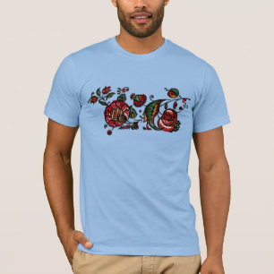 Vintage Indian Cotton Chintz Fabric T-Shirt