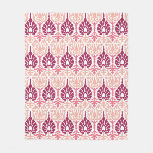 Vintage Indian ornate seamless pattern. Eastern st Fleece Blanket