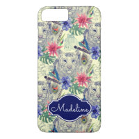 Vintage Indian Style Tiger Pattern | Add Your Name