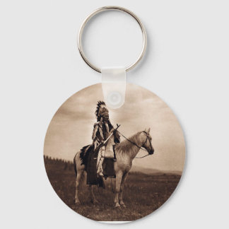 Vintage Indian War Chief Key Ring