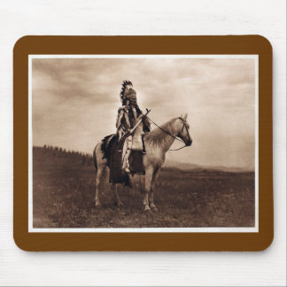Vintage Indian War Chief Mouse Mat