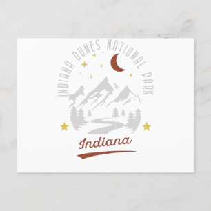Vintage Indiana Dunes National Park Indiana Postcard