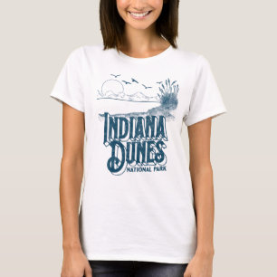 Vintage Indiana Dunes National Park Retro 80's Min T-Shirt