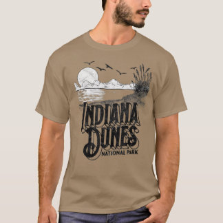 Vintage Indiana Dunes National Park Retro 80s T-Shirt