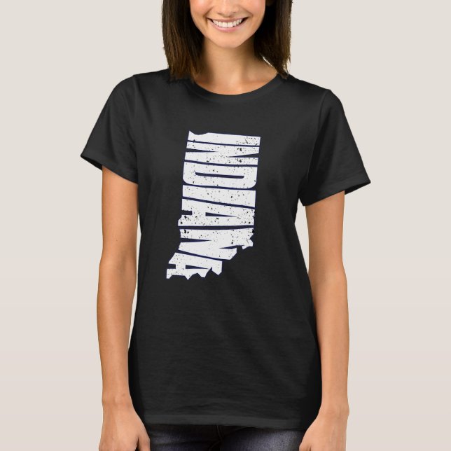 Vintage Indiana State T-Shirt (Front)