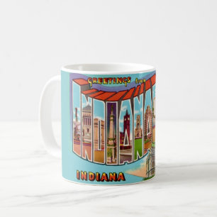 Vintage Indianapolis Greeting Coffee Mug