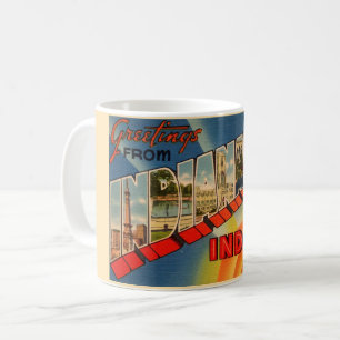 Vintage Indianapolis, IN Mug