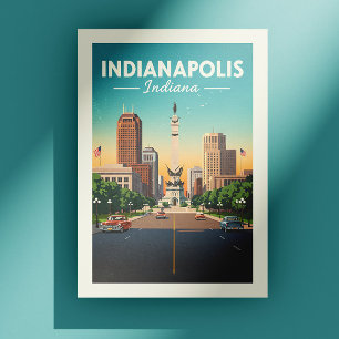 Vintage Indianapolis Indiana Postcard