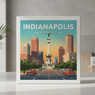 Vintage Indianapolis Indiana Tile