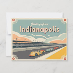 Vintage Indianapolis Postcard Greetings from