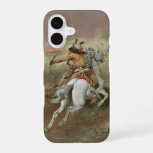 Vintage Indians, For Supremacy by CM Russell iPhone 16 Case