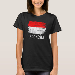 Vintage Indonesia Flag For Indonesian T-Shirt