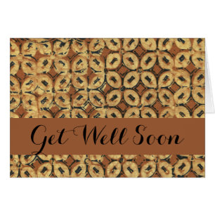 Vintage Indonesian Batik Kawung Pattern Rustic
