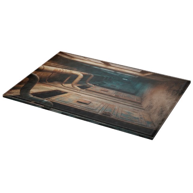 Vintage Industrial Grunge Cutting Board (Corner)