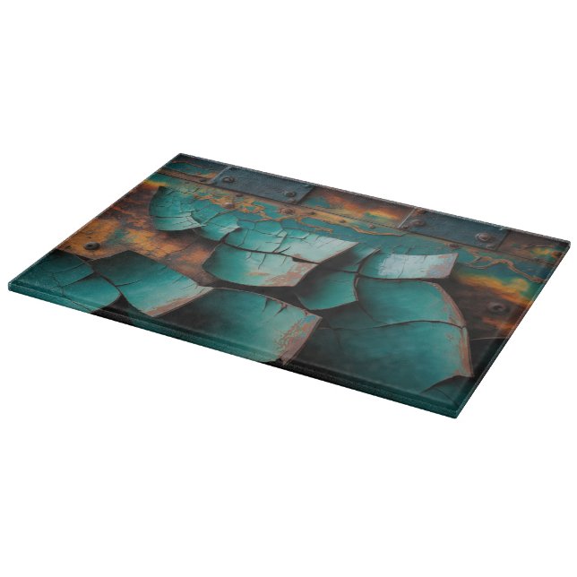 Vintage Industrial Grunge Cutting Board (Corner)