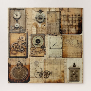 Vintage Industrial Grunge Puzzle