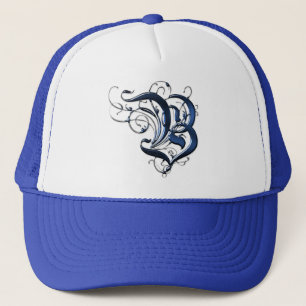 Vintage Initial B Trucker Hat