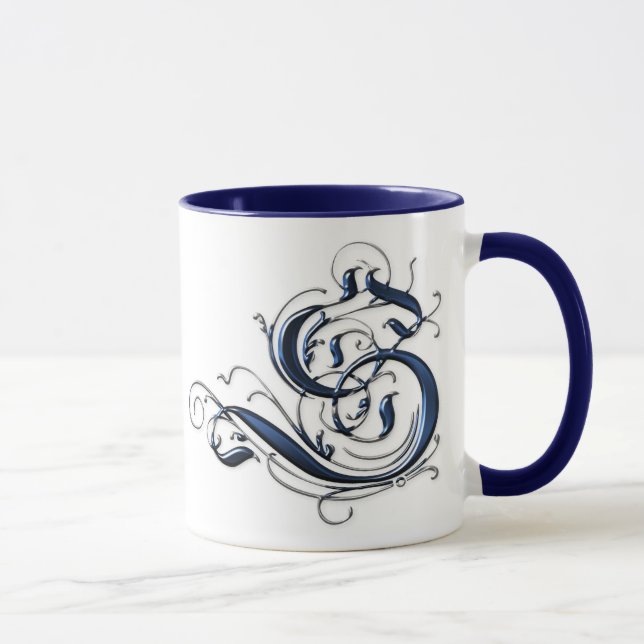 Vintage Initial S Mug (Right)