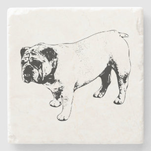 Vintage Ink Shape Stone Coaster