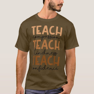 Vintage Inspirational Teacher Kindness Teacher App T-Shirt