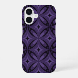 Vintage-Inspired Abstract Geometric Design iPhone 16 Case