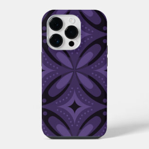 Vintage-Inspired Abstract Geometric Design iPhone 14 Pro Case