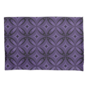 Vintage-Inspired Abstract Geometric Design Pillowcase