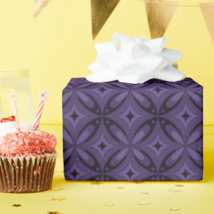 Vintage-Inspired Abstract Geometric Design Wrapping Paper