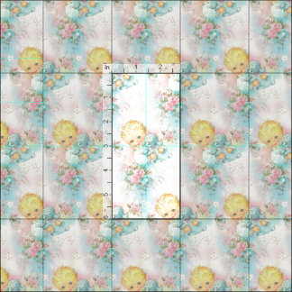 Vintage Inspired Baby with Lamb Fabric