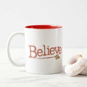 Vintage-Inspired Believe Mug - Cosy Holiday