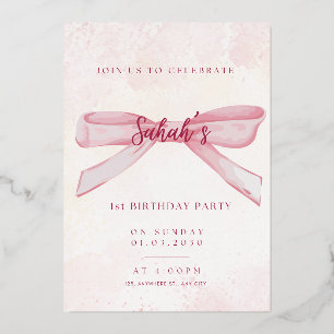 Vintage-Inspired Birthday Invitation Elegant &