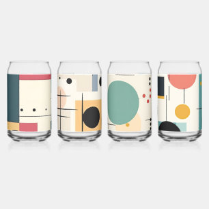 Vintage Inspired Coke Can Glasses Retro Collection