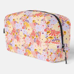 Vintage-Inspired Floral Bag in Pink & Purple