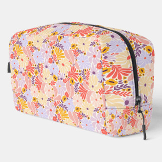 Vintage-Inspired Floral Bag in Pink & Purple